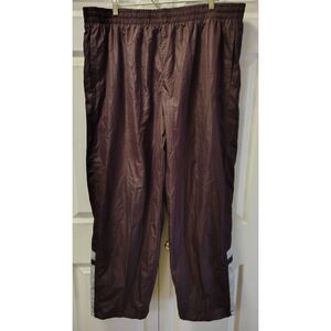 Starter XL Maroon and Silver Track Pants